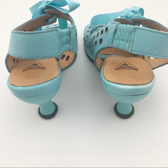 John Fluevog Turquoise Heels - Picture 5 of 14